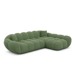 Strukturstoff L-Form Sofa Liva
