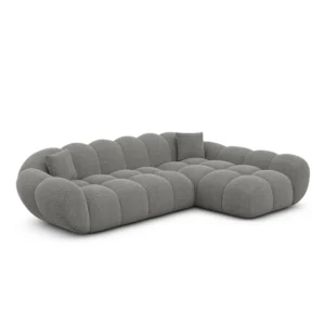 Strukturstoff L-Form Sofa Liva