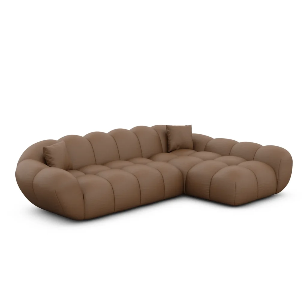 Echtleder L-Form Sofa Liva