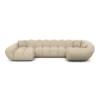 Echtleder U-Form XL Wohnlandschaft Liva