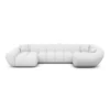 Echtleder U-Form XL Wohnlandschaft Liva