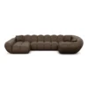 Kunstleder U-Form XL Wohnlandschaft Liva