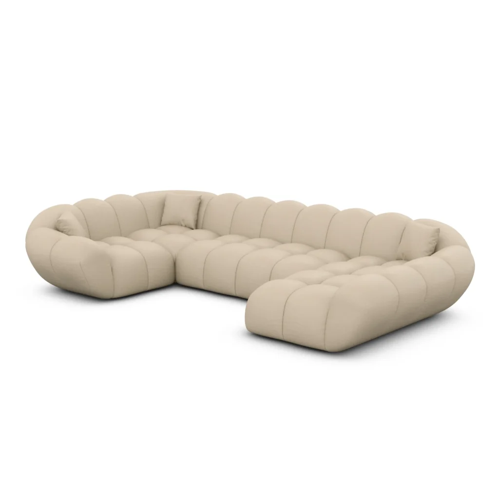 Echtleder U-Form XL Wohnlandschaft Liva