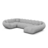 Echtleder U-Form XL Wohnlandschaft Liva