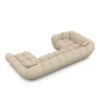 Kunstleder U-Form XL Wohnlandschaft Liva