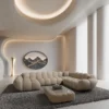 Kunstleder U-Form XXL Wohnlandschaft Liva