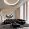 Kunstleder U-Form XXL Wohnlandschaft Liva