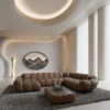 Kunstleder U-Form XXL Wohnlandschaft Liva