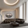 Kunstleder U-Form XXL Wohnlandschaft Liva