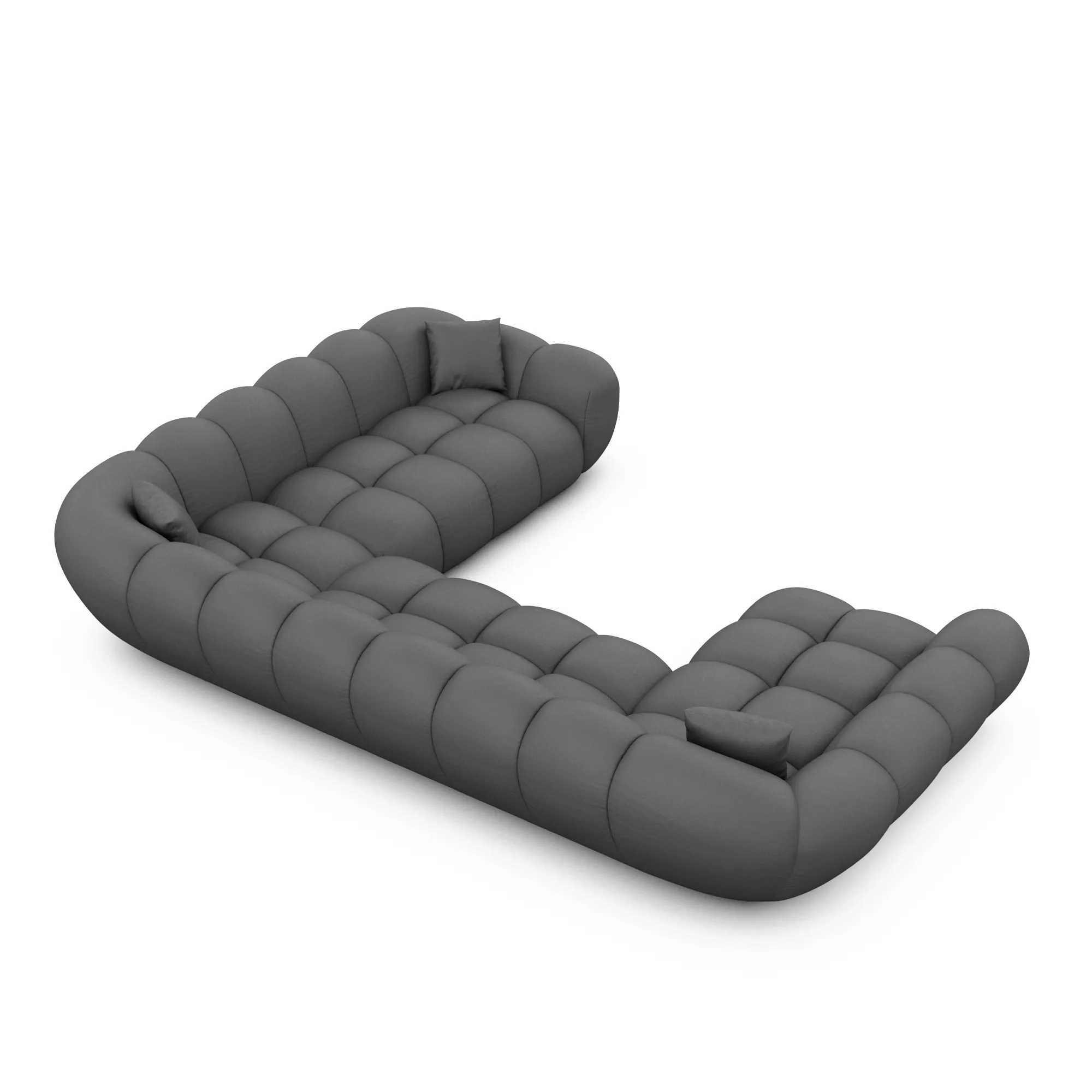 Kunstleder U-Form XXL Wohnlandschaft Liva