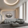 Kunstleder U-Form XXL Wohnlandschaft Liva