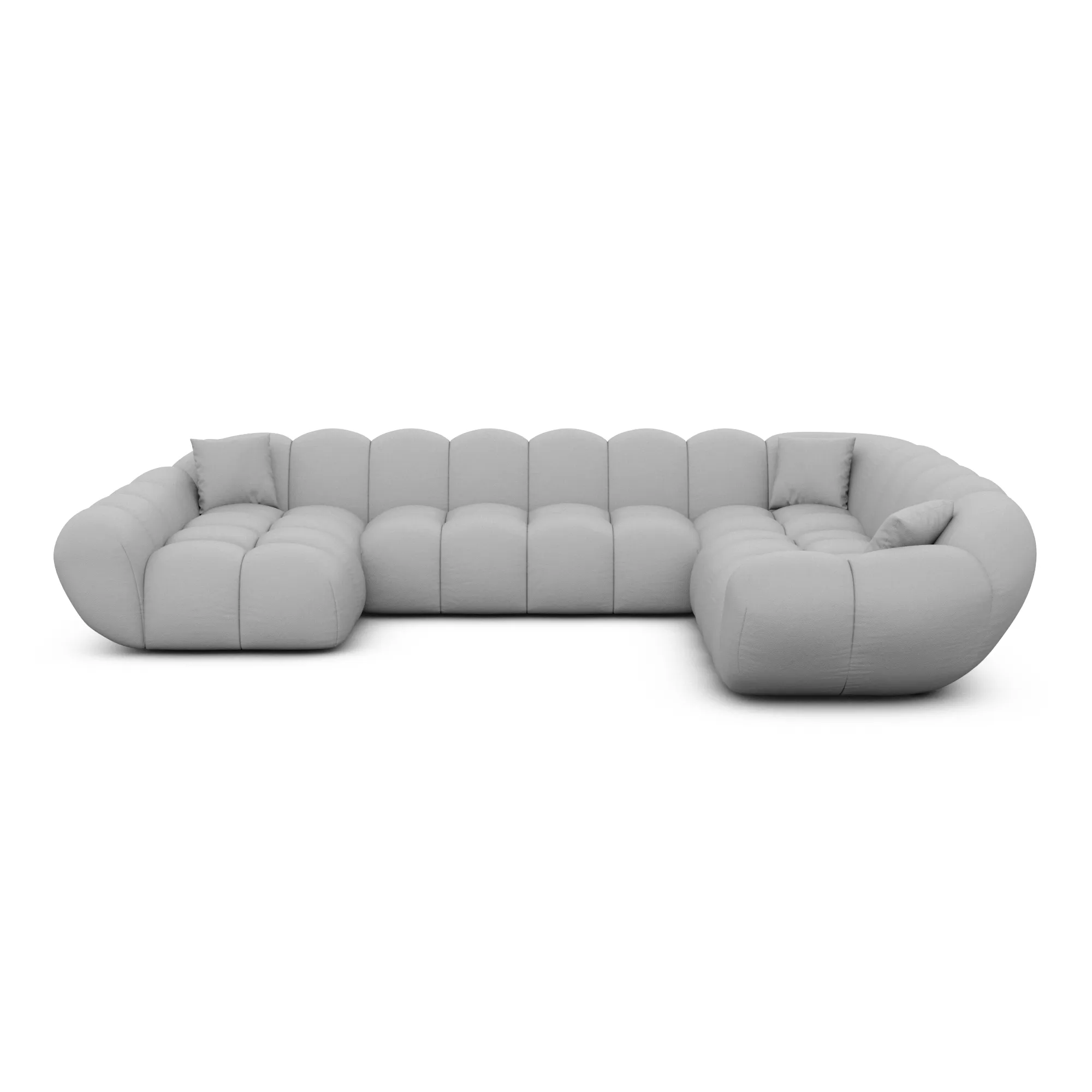 Kunstleder U-Form XXL Wohnlandschaft Liva