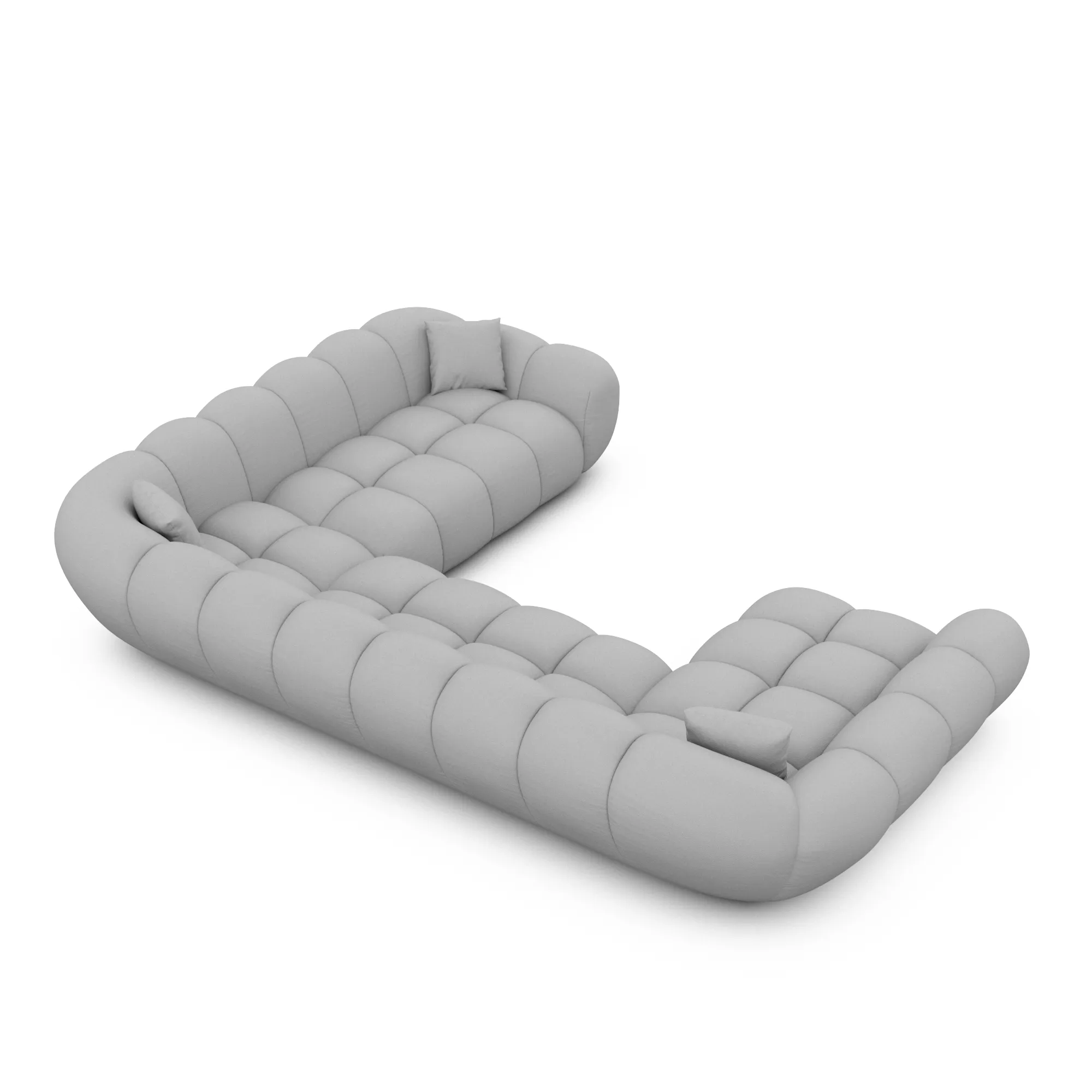 Kunstleder U-Form XXL Wohnlandschaft Liva