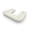 Bouclé U-Form XXL Panorama Sofa Liva