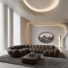 Echtleder U-Form XXL Wohnlandschaft Liva