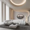 Echtleder U-Form XXL Wohnlandschaft Liva