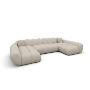 Bouclé U-Form XXL Wohnlandschaft Studio Liva