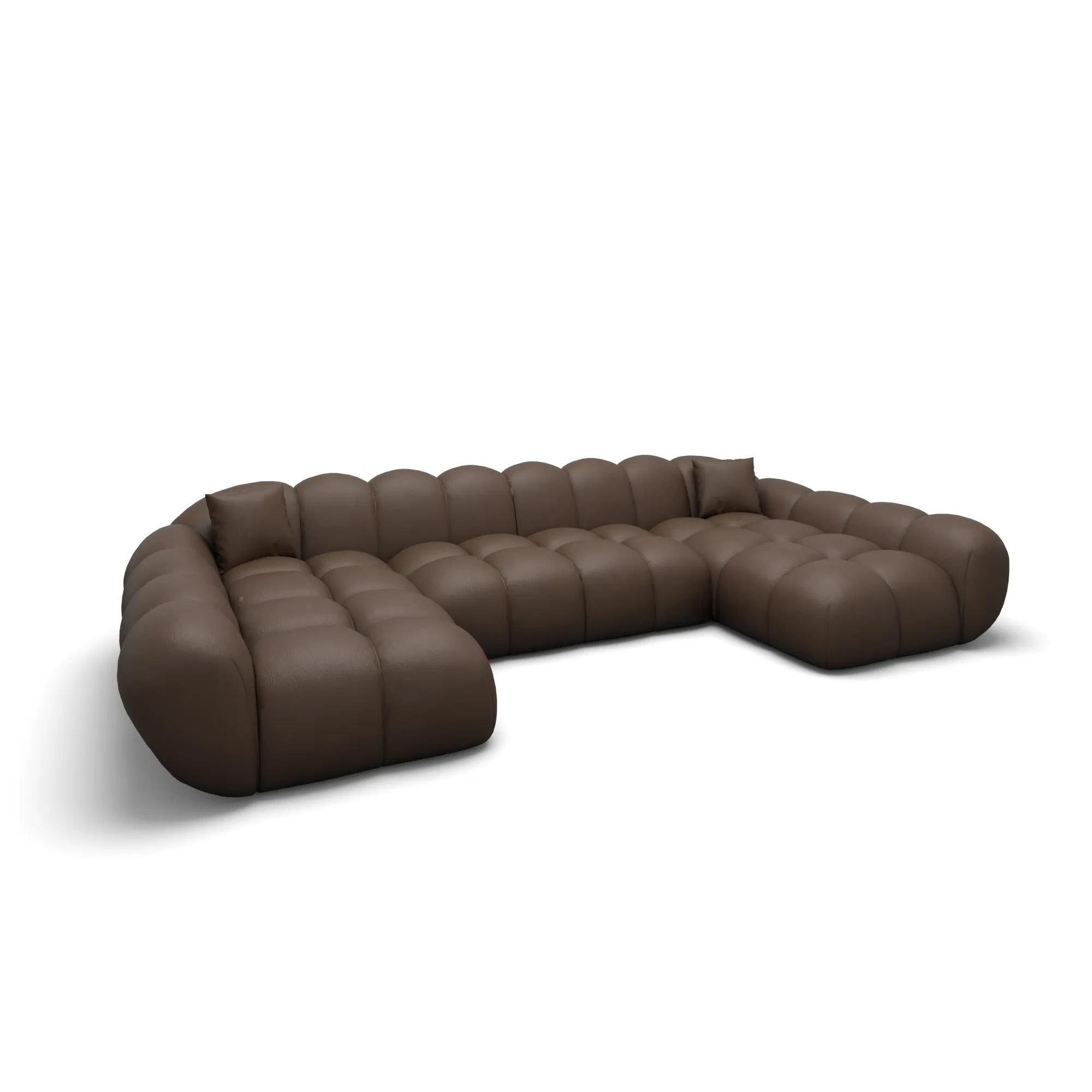 Kunstleder U-Form XXL Wohnlandschaft Studio Liva