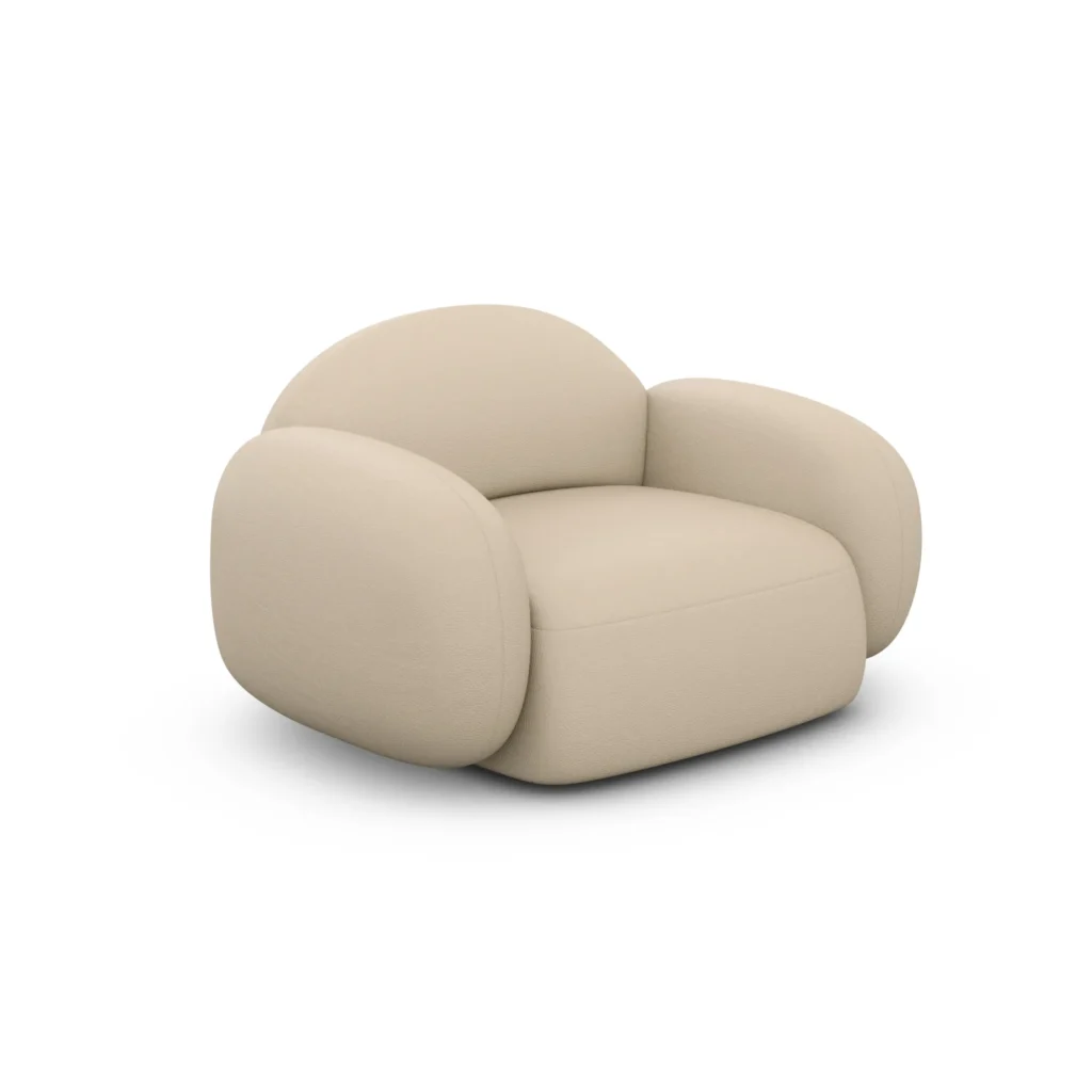 Kunstleder Sessel Lumira