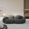 Strukturstoff 2-Sitzer Couch Lumira – Bild 6