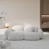 Strukturstoff 2-Sitzer Couch Lumira – Bild 5