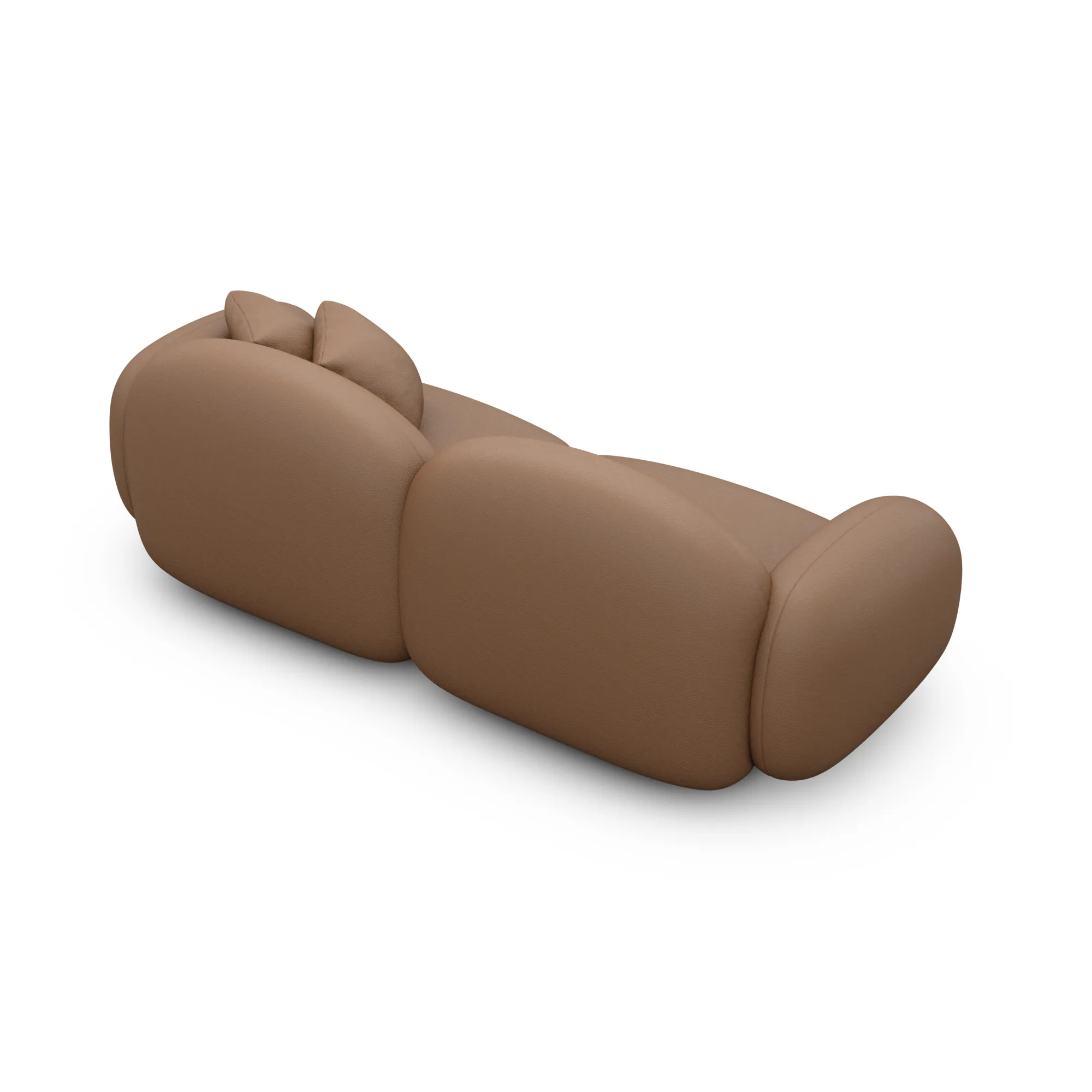 Echtleder 2-Sitzer Couch Lumira – Bild 14