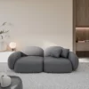Echtleder 2-Sitzer Couch Lumira – Bild 7