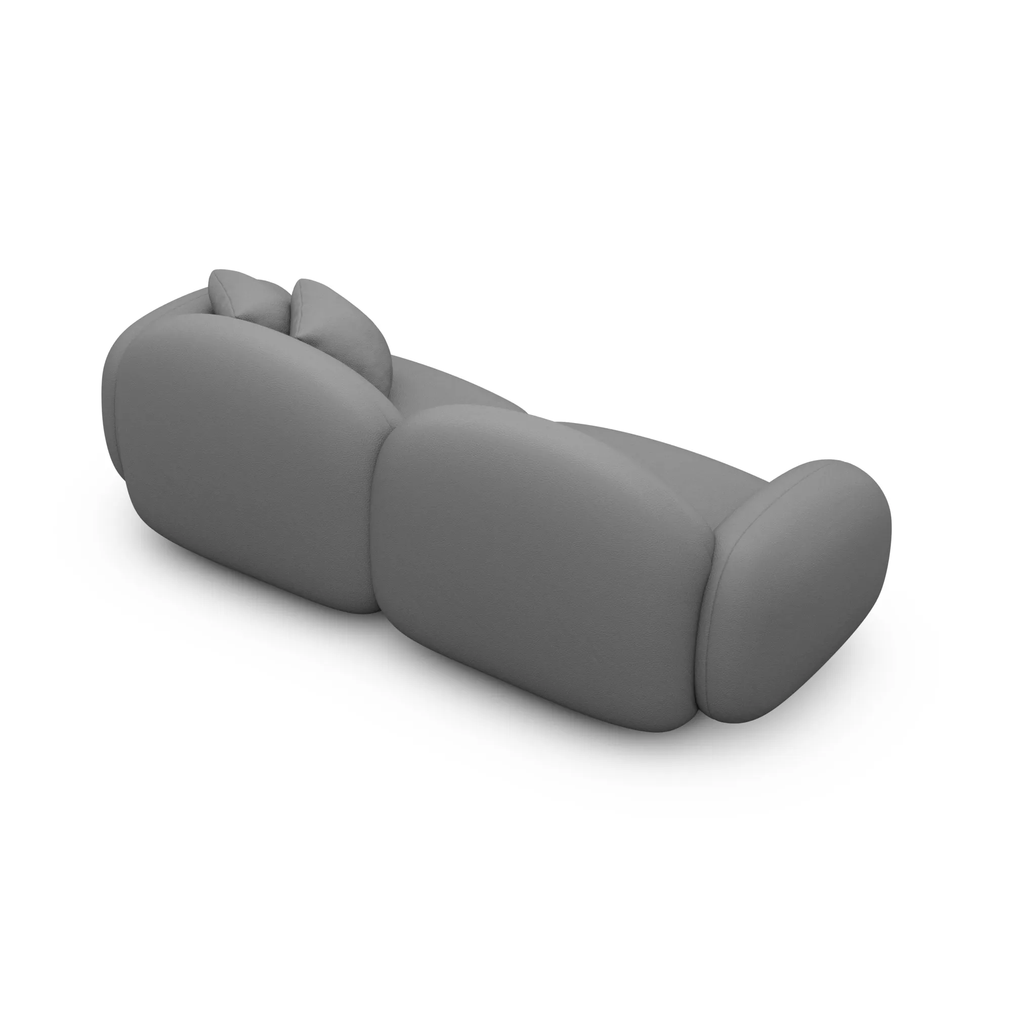 Echtleder 2-Sitzer Couch Lumira – Bild 23