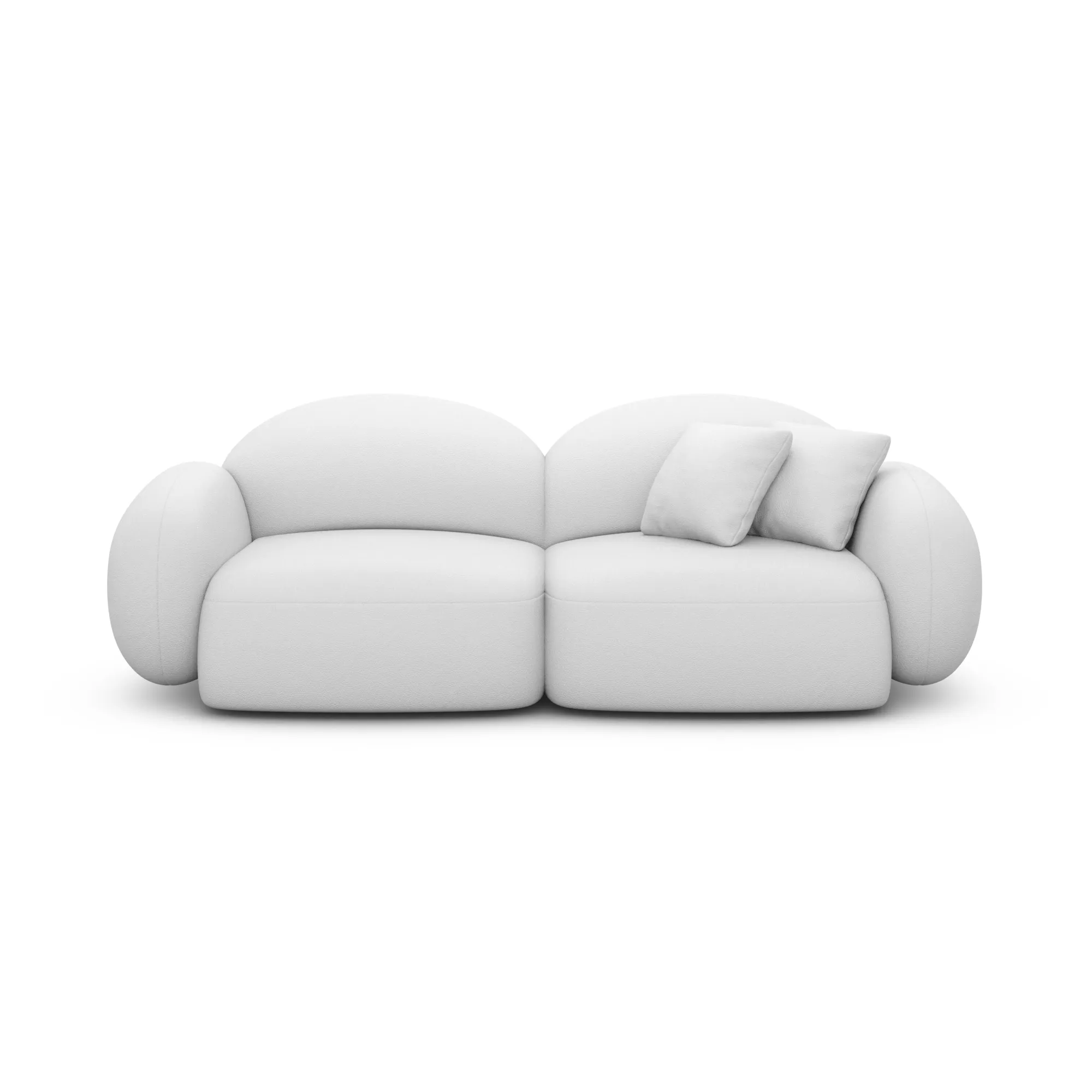 Echtleder 2-Sitzer Couch Lumira – Bild 28