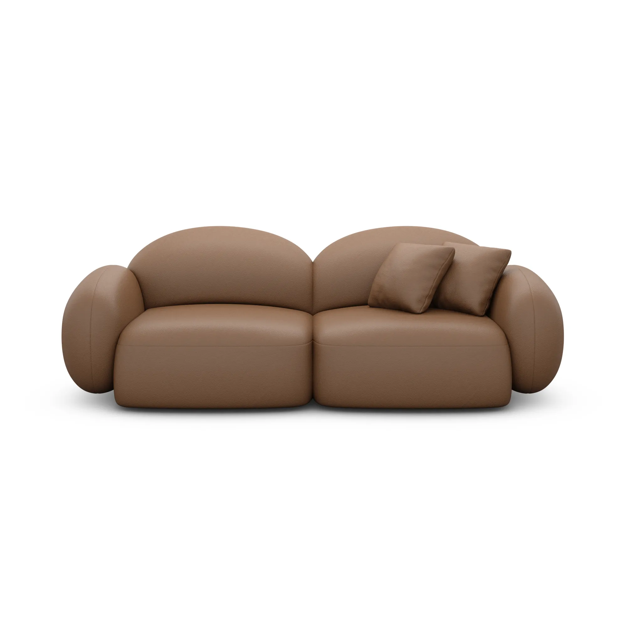 Kunstleder 2-Sitzer Couch Lumira – Bild 31