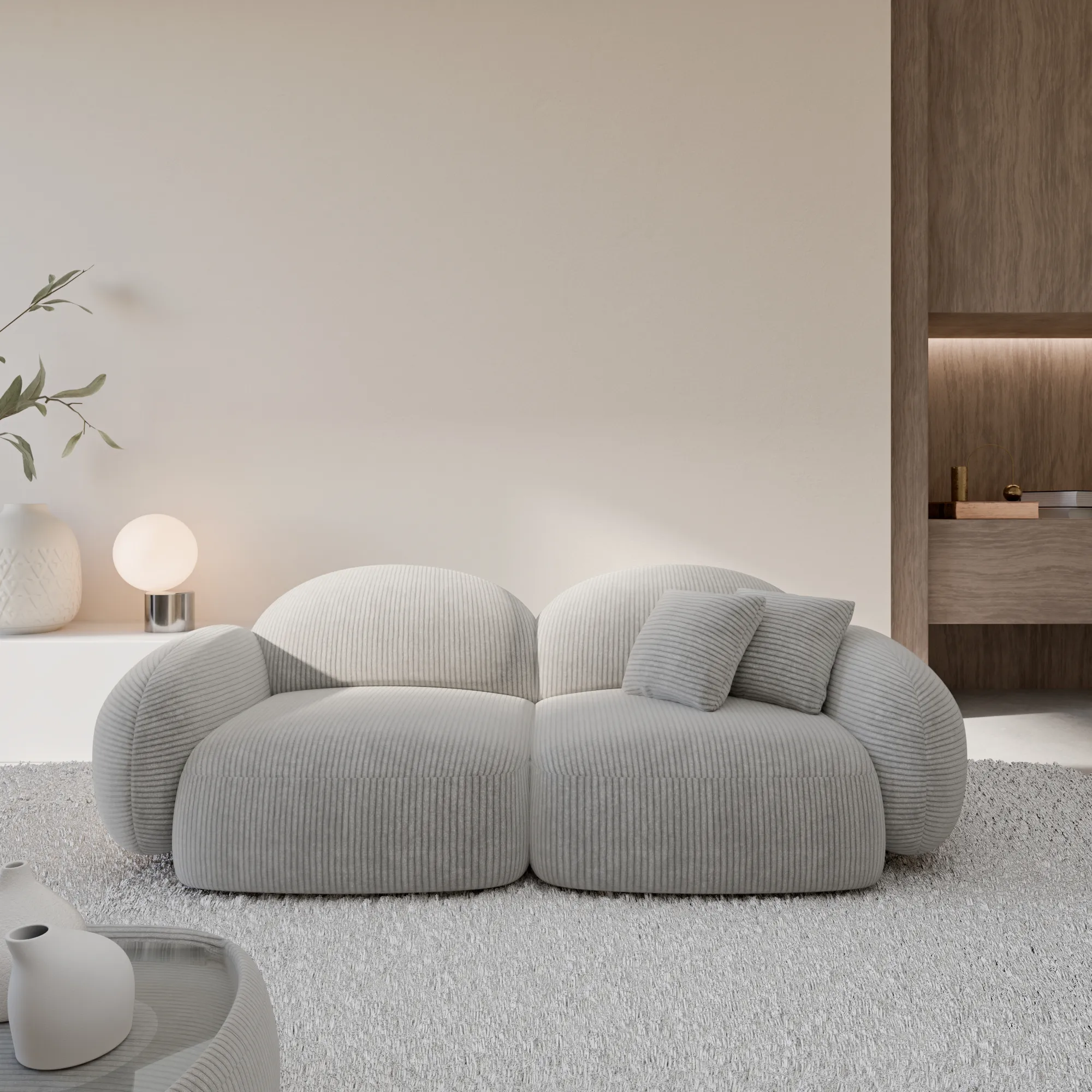 Cord 3-Sitzer Couch Lumira