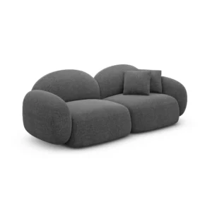 Strukturstoff 3-Sitzer Couch Lumira