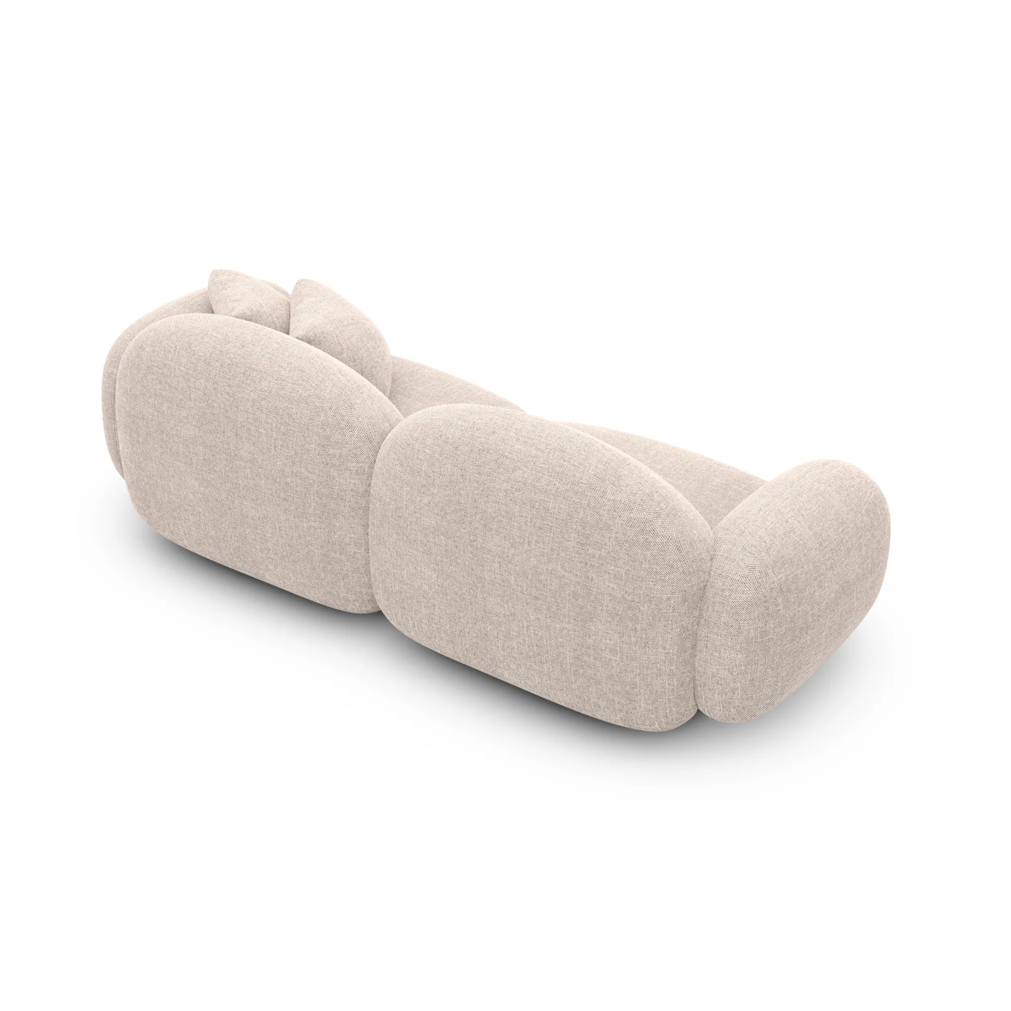 Strukturstoff 3-Sitzer Couch Lumira – Bild 22