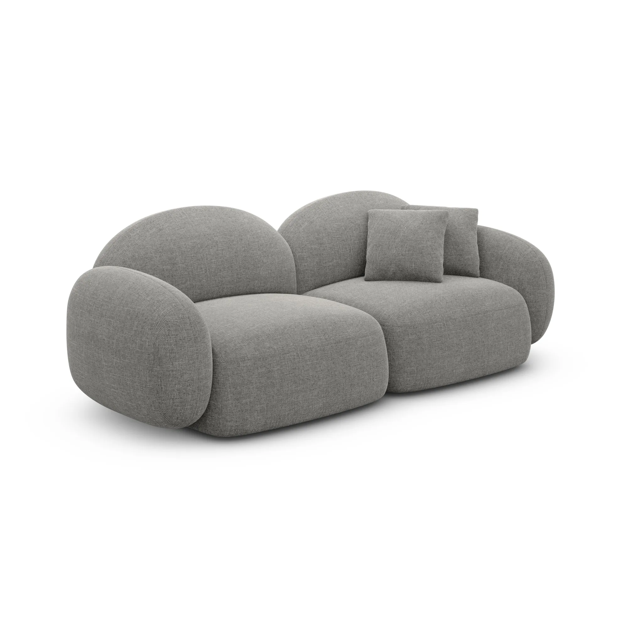 Strukturstoff 3-Sitzer Couch Lumira – Bild 38