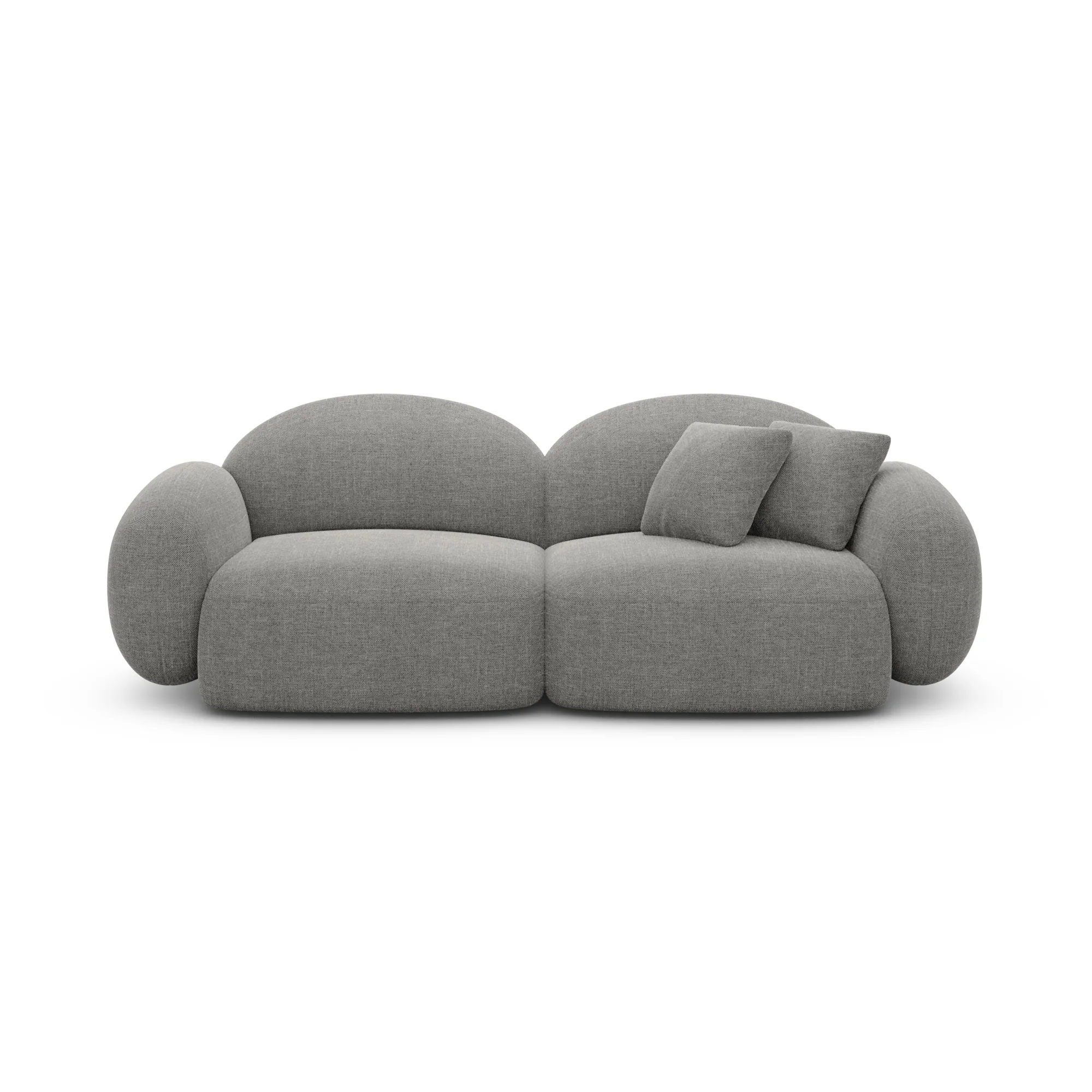 Strukturstoff 3-Sitzer Couch Lumira – Bild 39