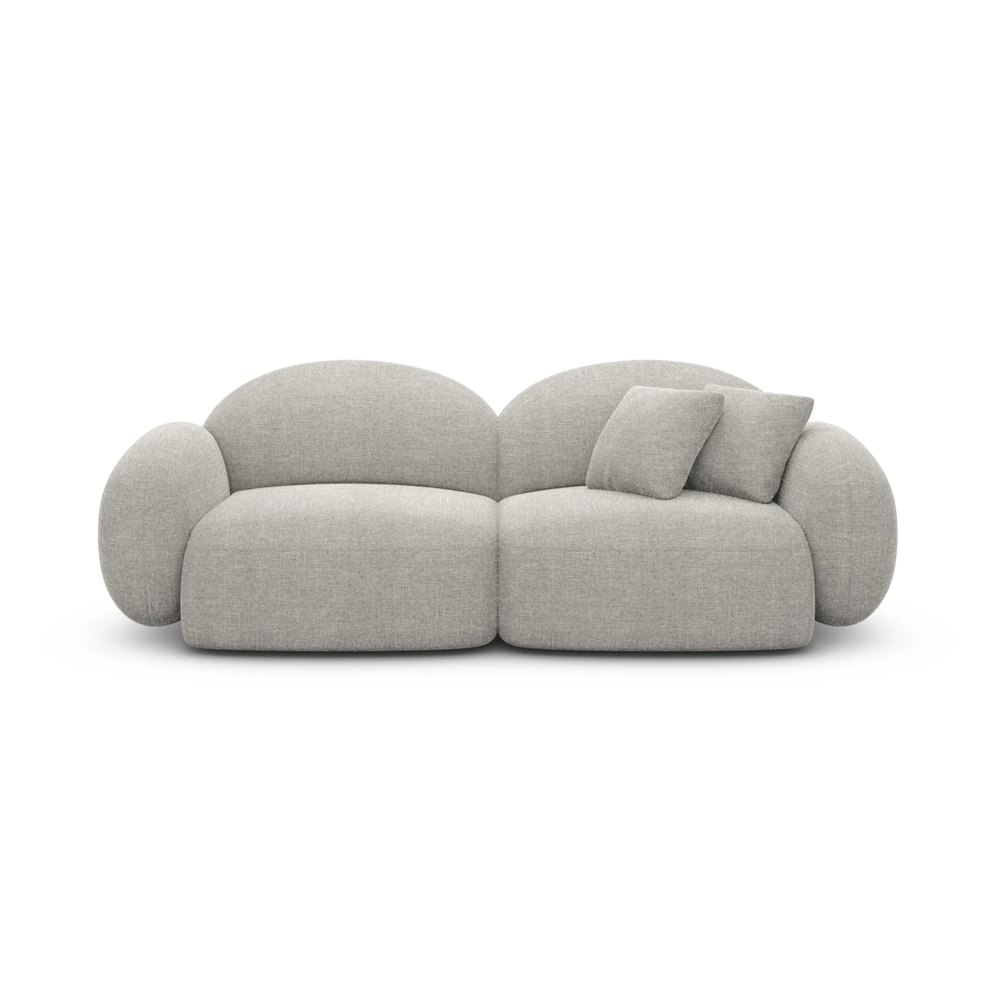 Strukturstoff 3-Sitzer Couch Lumira – Bild 12