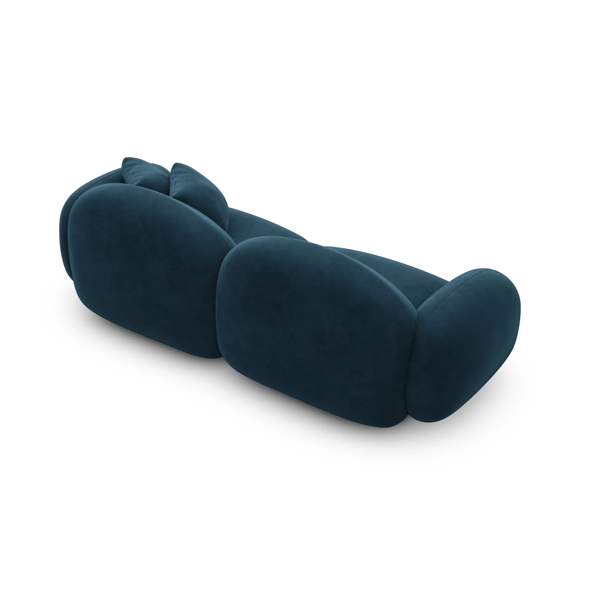 Samtstoff 3-Sitzer Couch Lumira – Bild 27