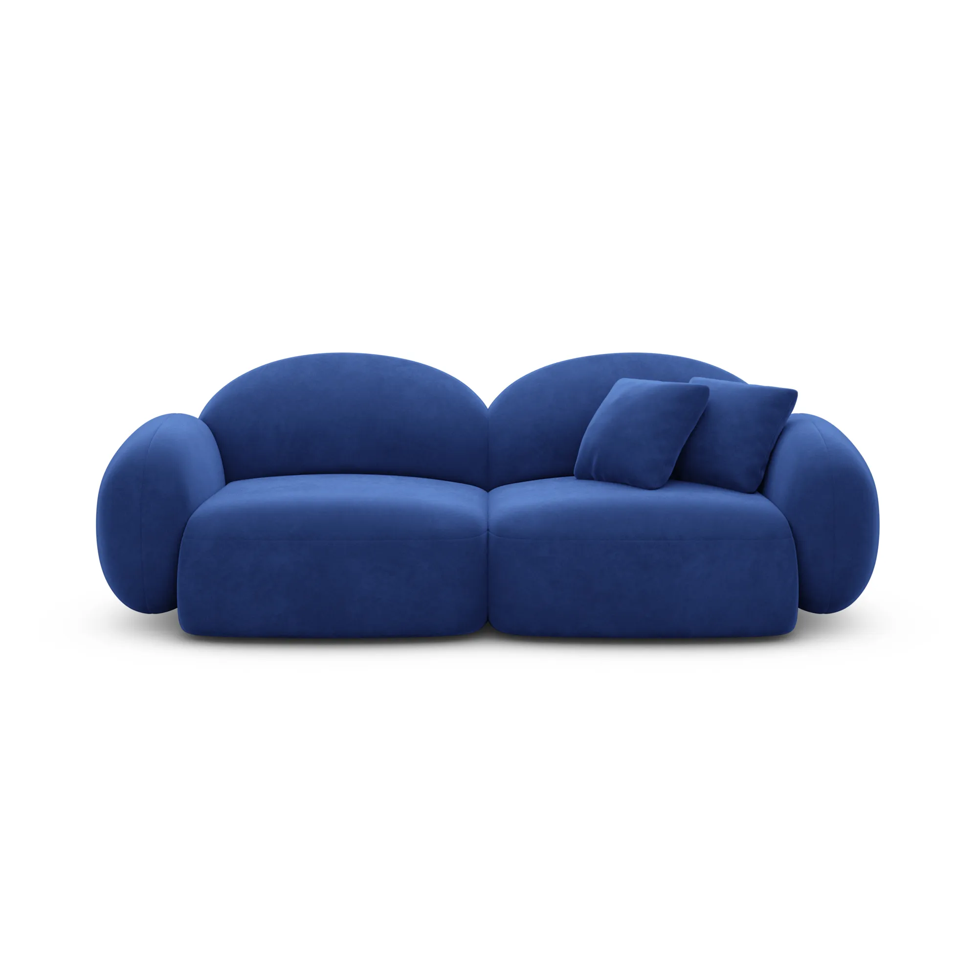 Samtstoff 3-Sitzer Couch Lumira – Bild 32