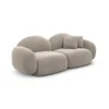 Samtstoff 3-Sitzer Couch Lumira – Bild 37