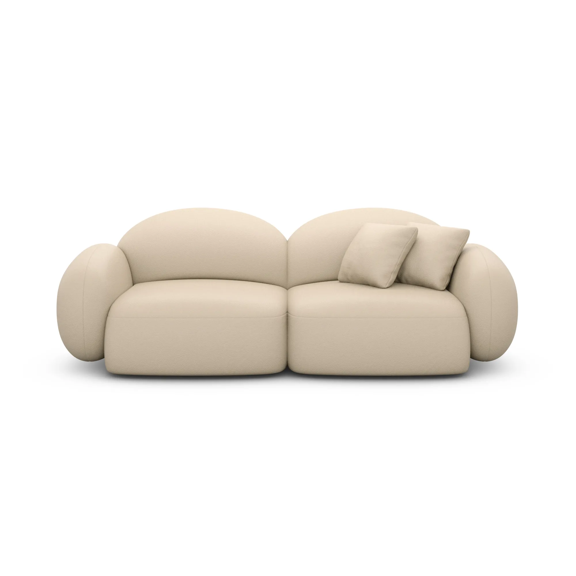 Kunstleder 3-Sitzer Couch Lumira – Bild 28