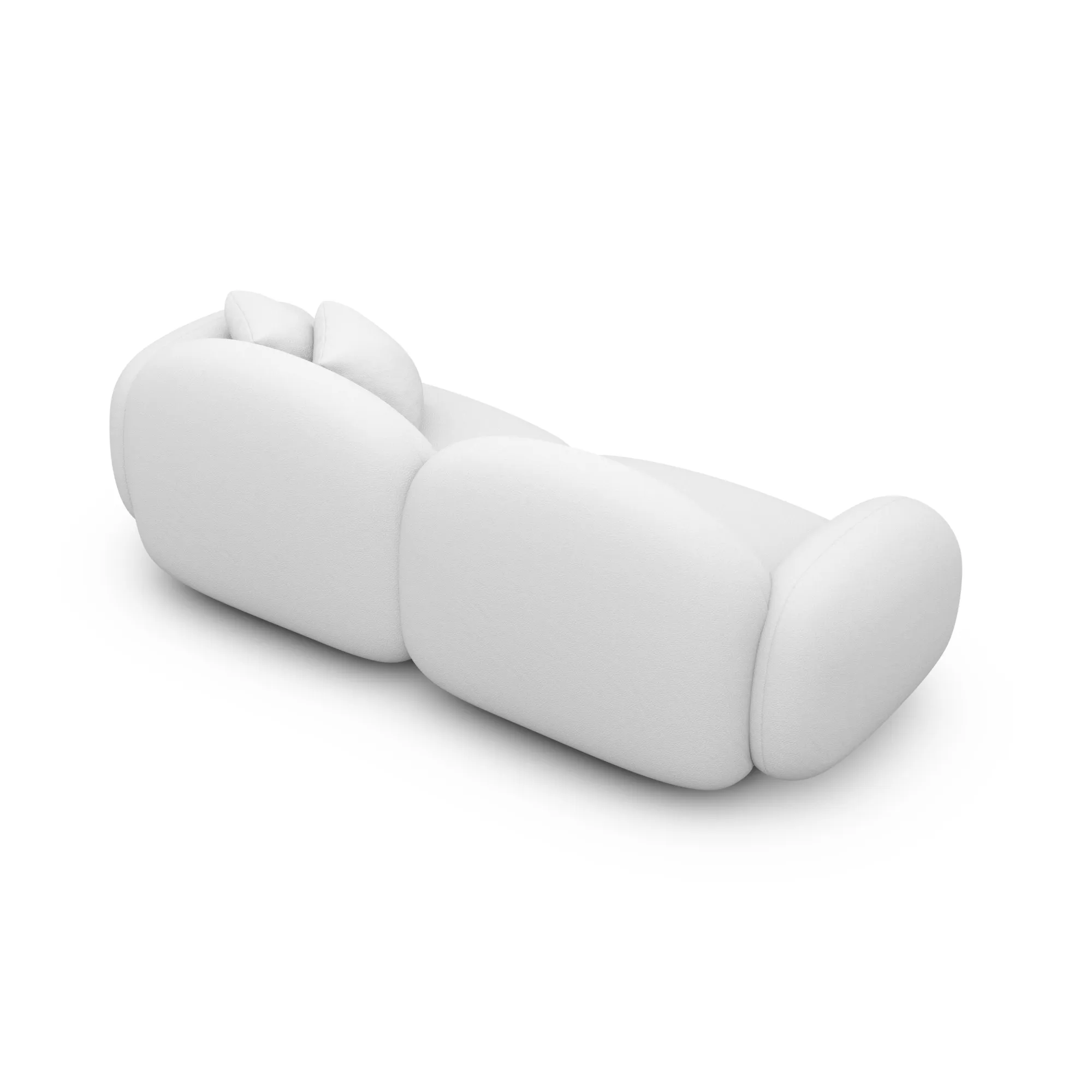 Kunstleder 3-Sitzer Couch Lumira – Bild 26