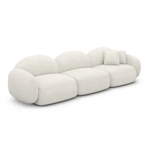 Bouclé 4-Sitzer Couch Lumira