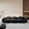 Samtstoff 4-Sitzer Couch Lumira – Bild 2