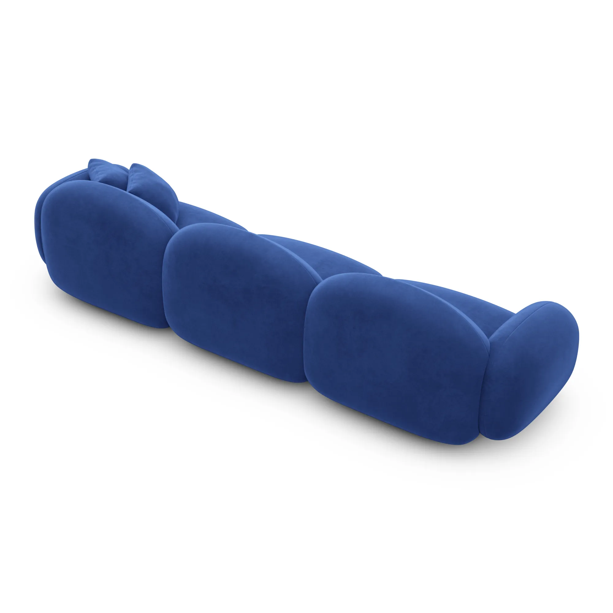 Samtstoff 4-Sitzer Couch Lumira – Bild 18