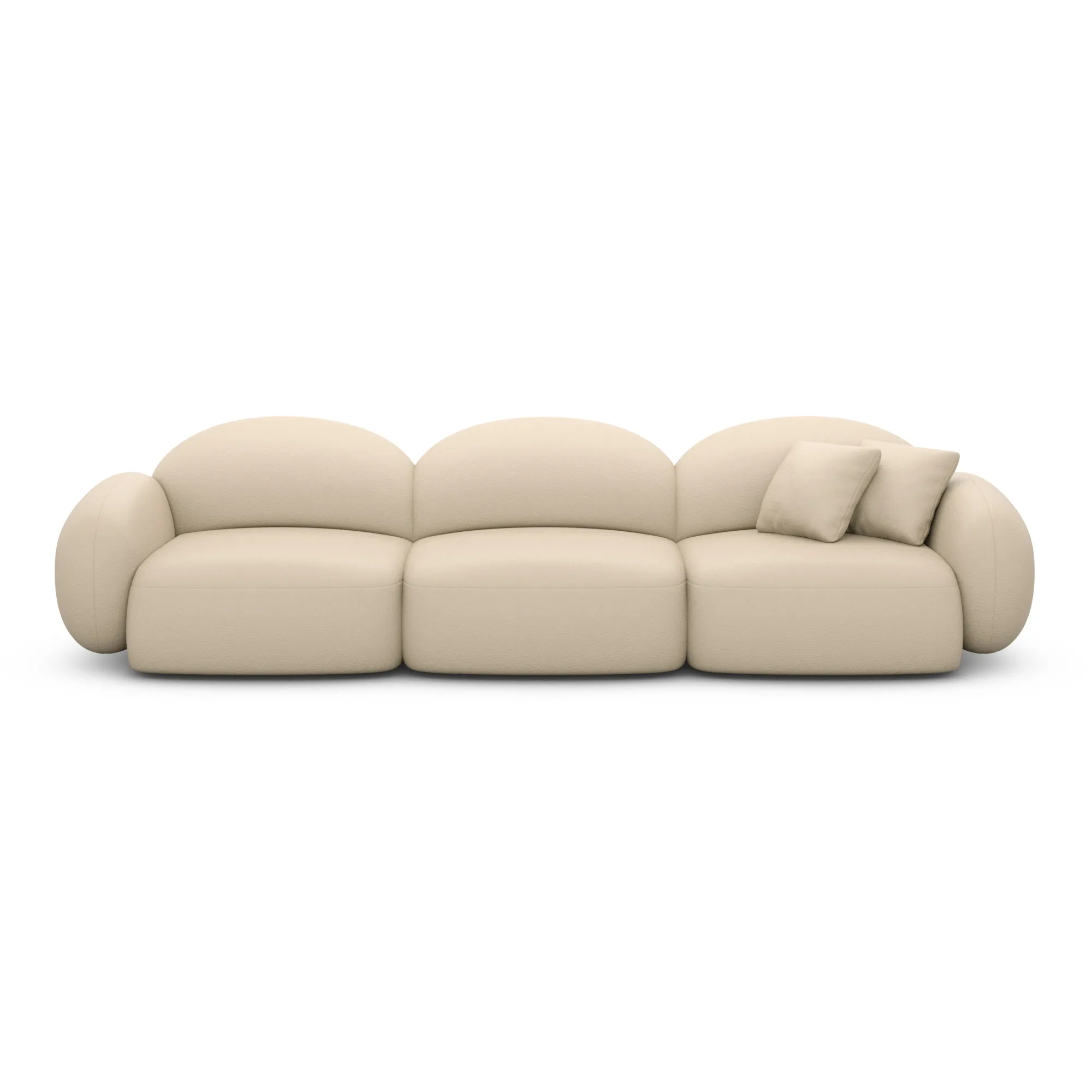 Echtleder 4-Sitzer Couch Lumira – Bild 13