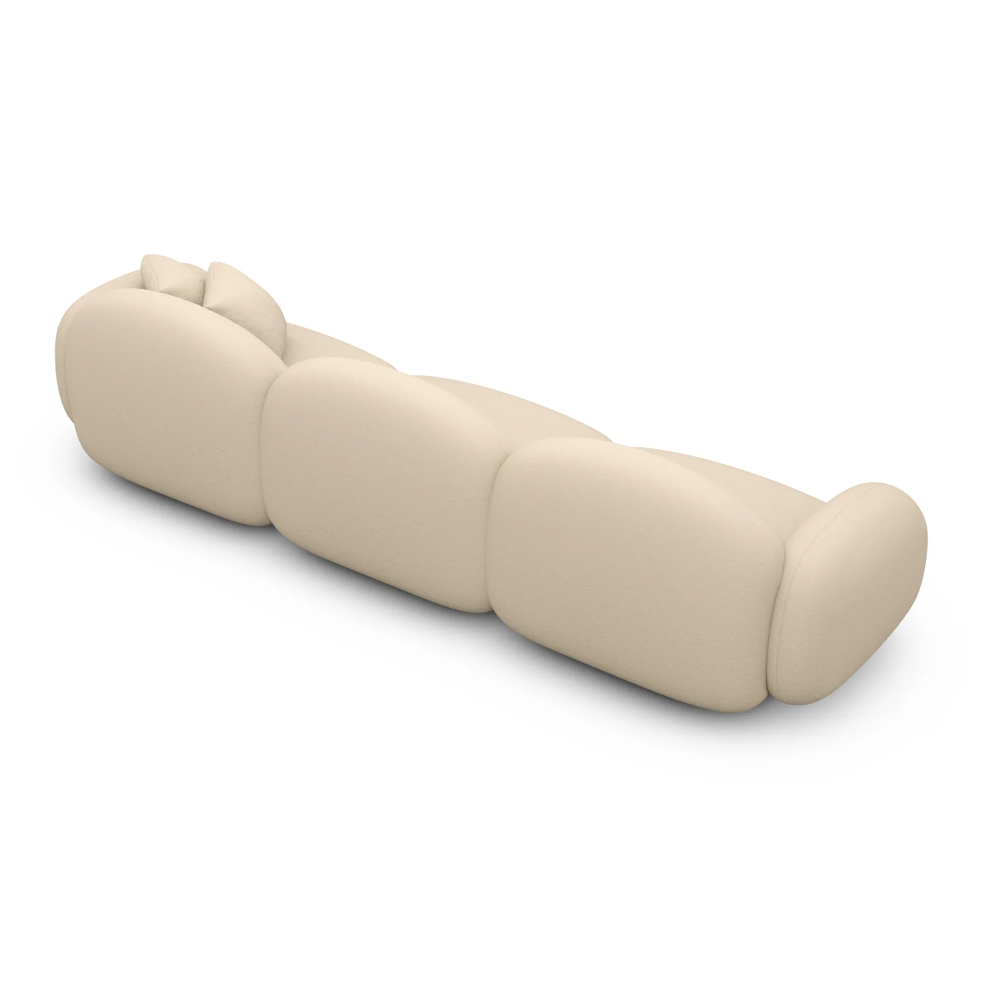 Echtleder 4-Sitzer Couch Lumira – Bild 14