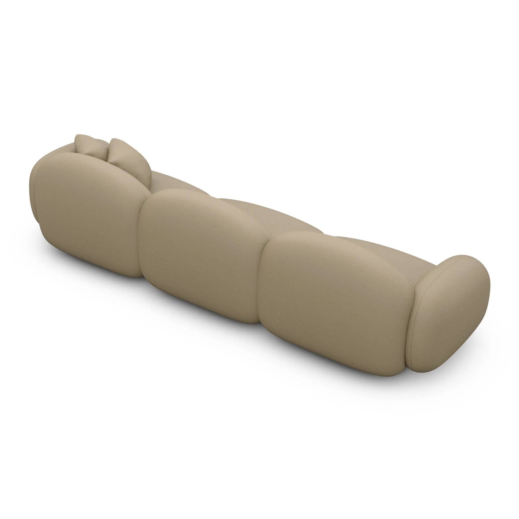 Echtleder 4-Sitzer Couch Lumira – Bild 23