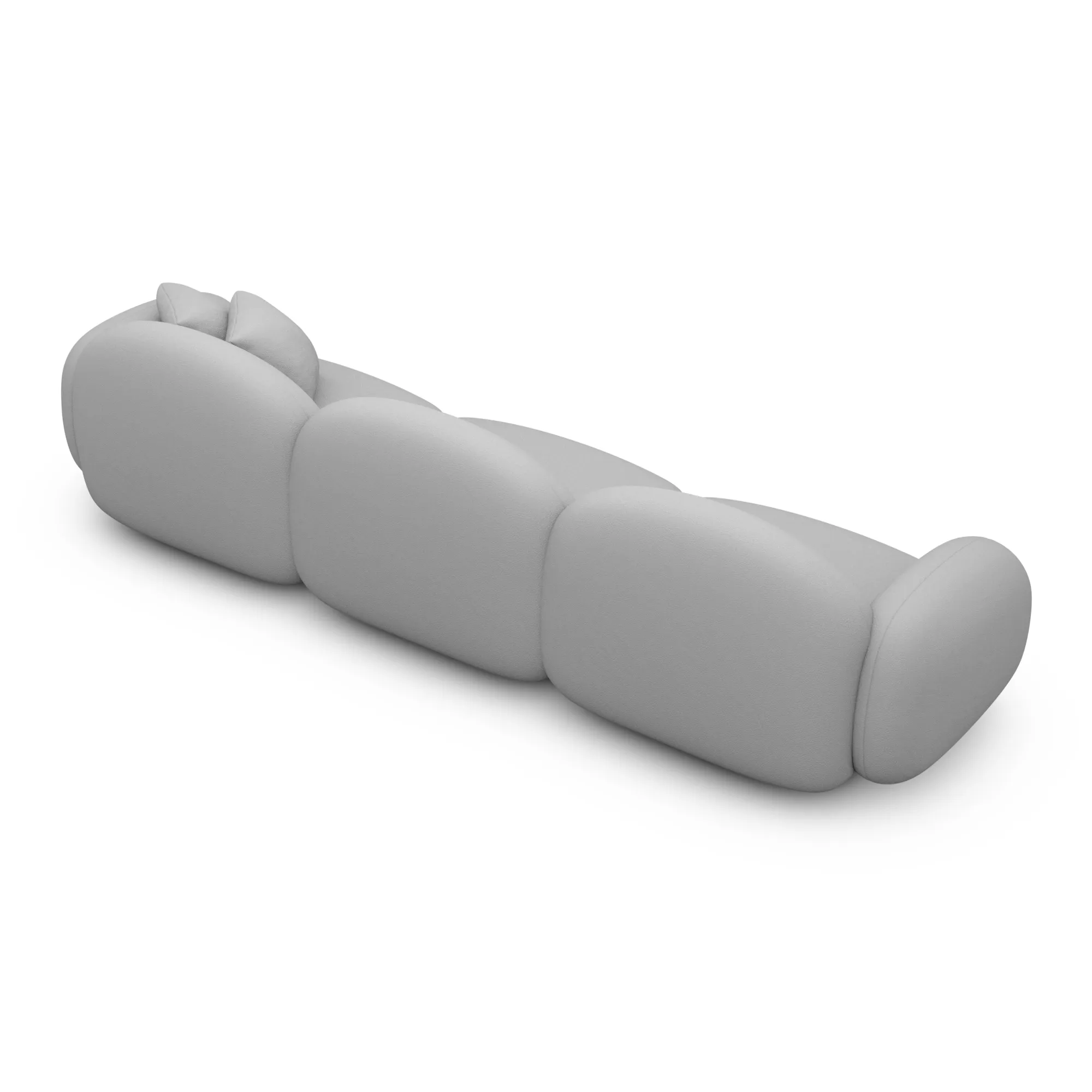 Echtleder 4-Sitzer Couch Lumira – Bild 32