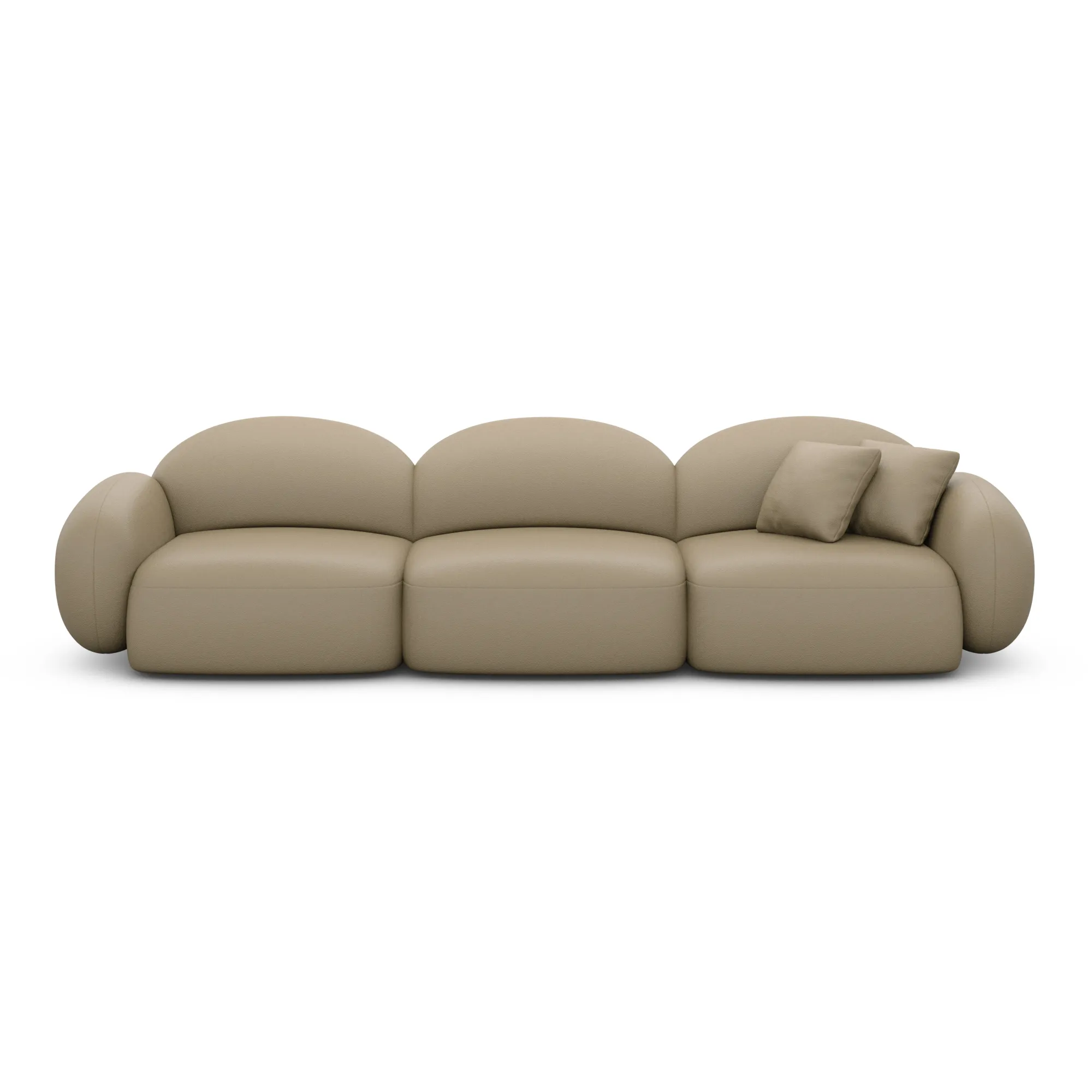 Kunstleder 4-Sitzer Couch Lumira – Bild 3