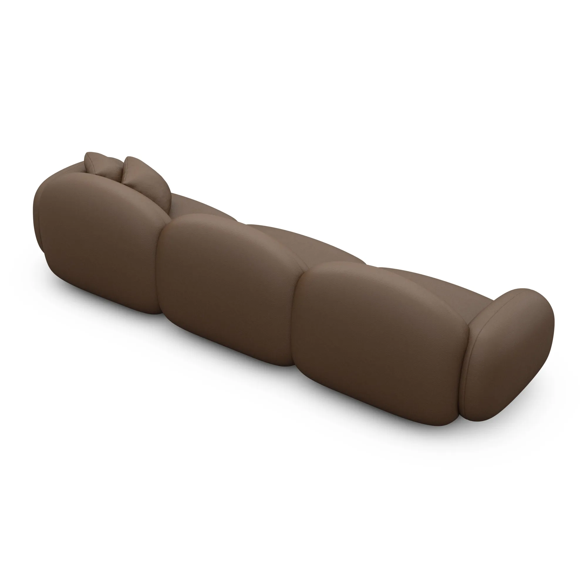 Kunstleder 4-Sitzer Couch Lumira – Bild 4